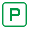 parking sign icon